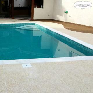 Fulget Revestimento para piscina granilha lavada piso para piscina