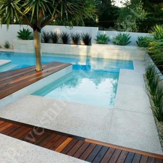 03 Revestimento para piscina granilha lavada piso para piscina